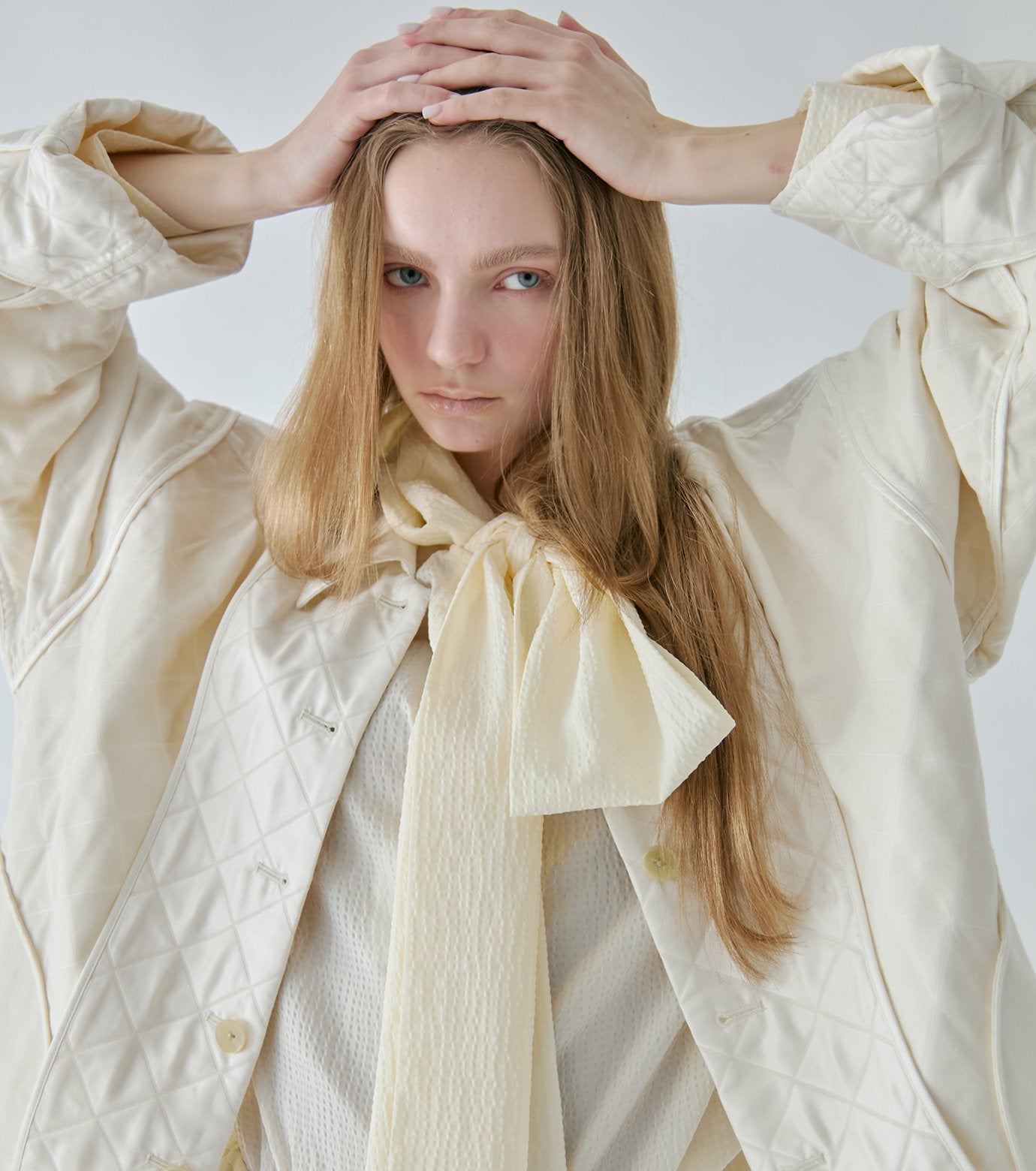 Gingham Check Hooded Shirt