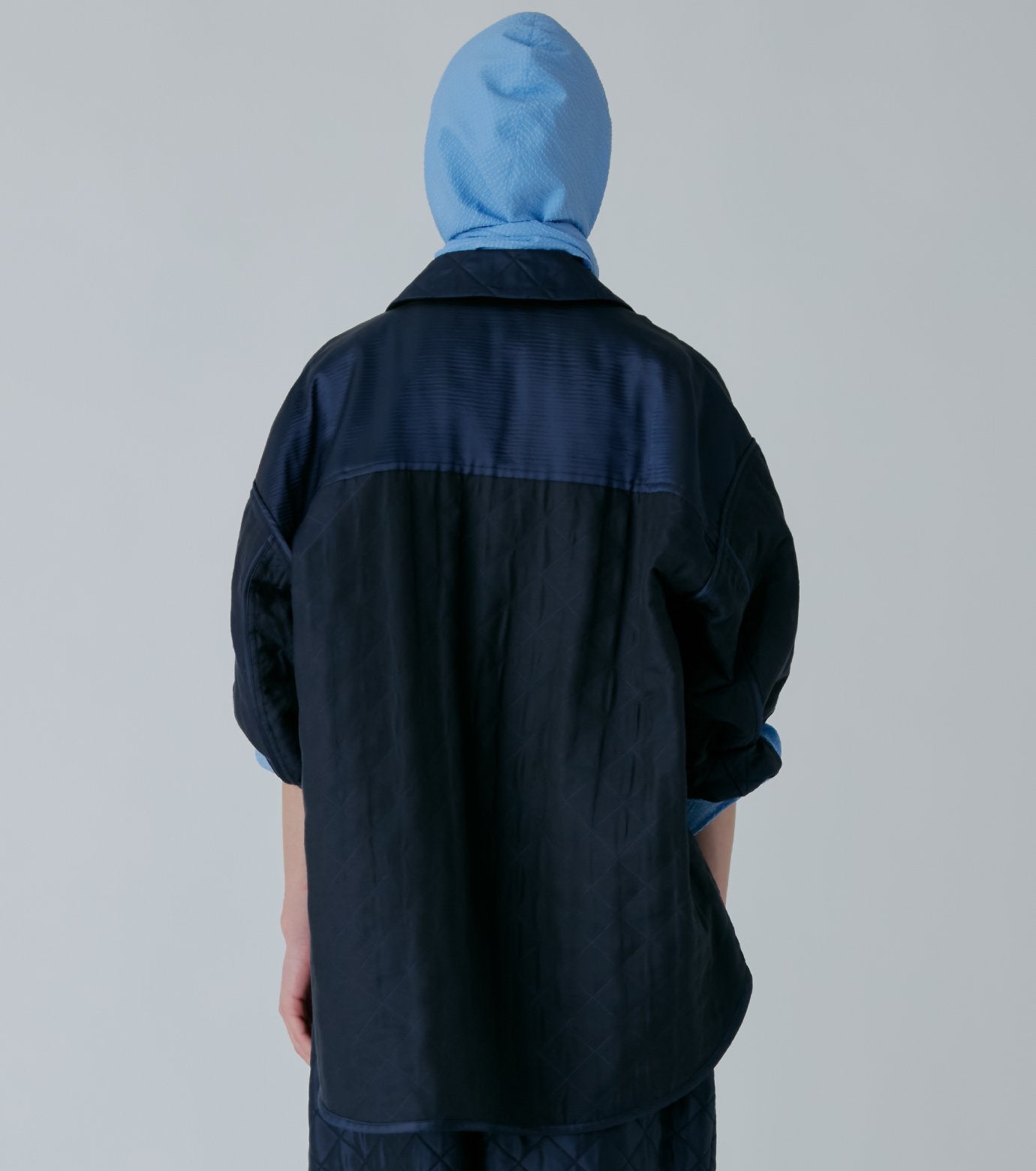 Gingham Check Hooded Shirt