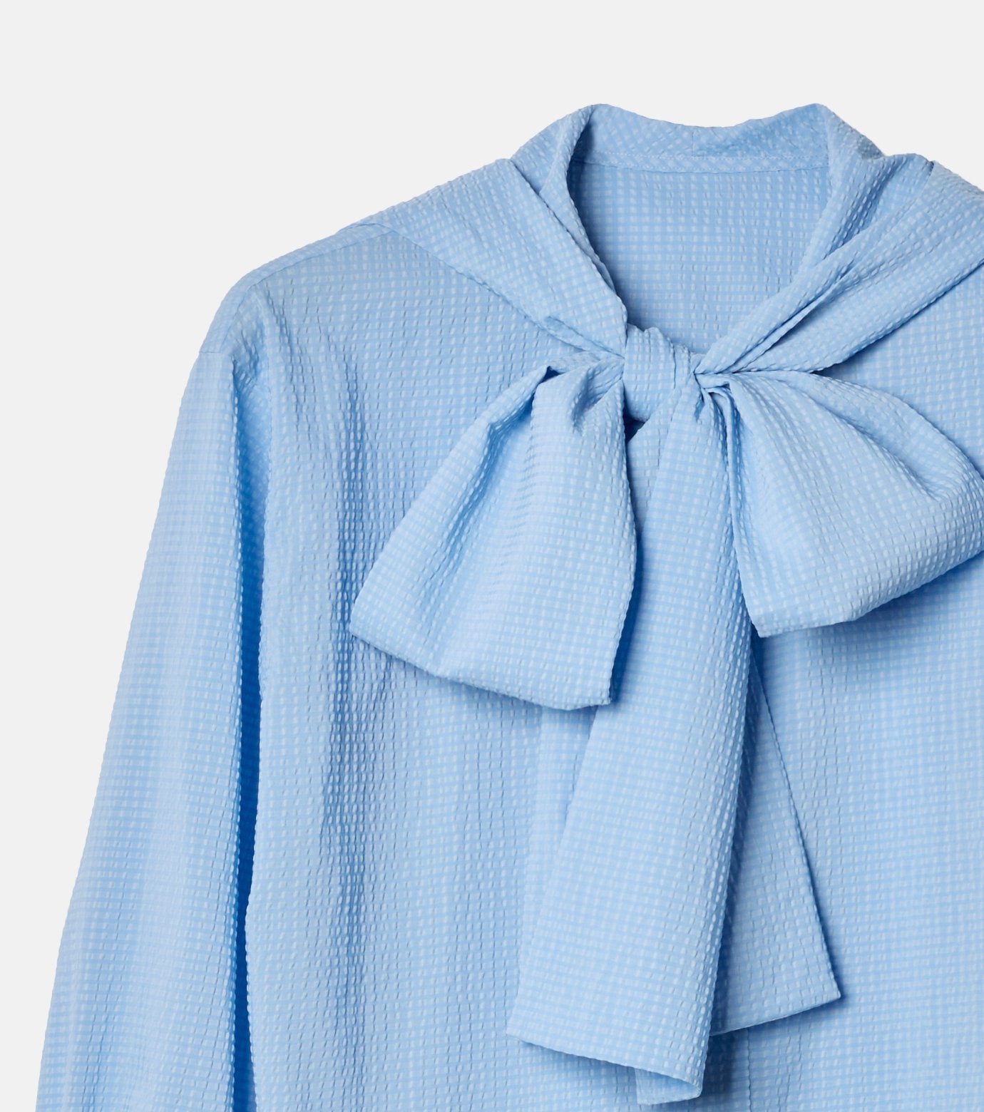 Gingham Check Hooded Shirt