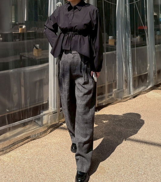 Drawstring-Waist Shirt
