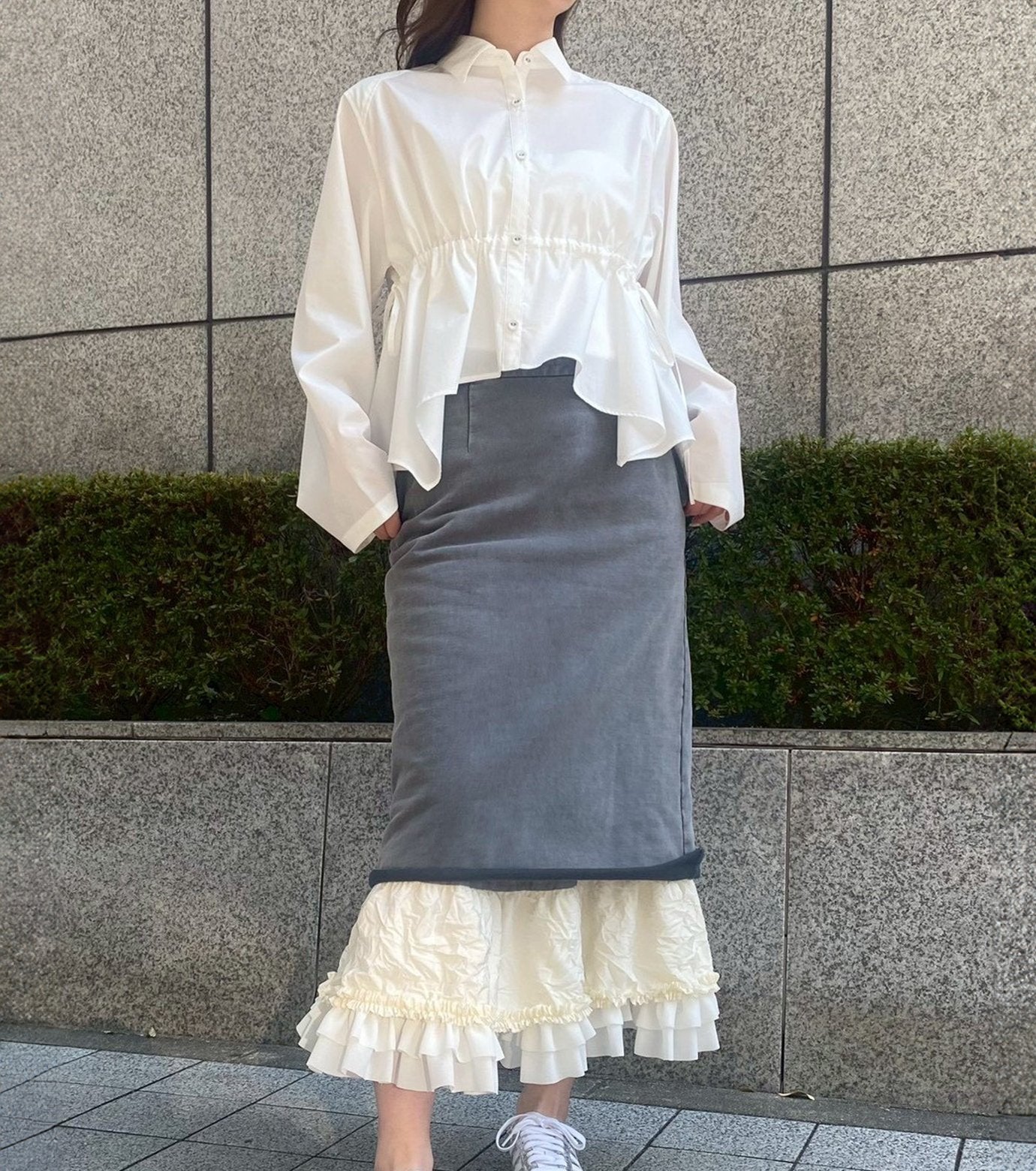 Drawstring-Waist Shirt