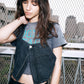 Denim Bib Top