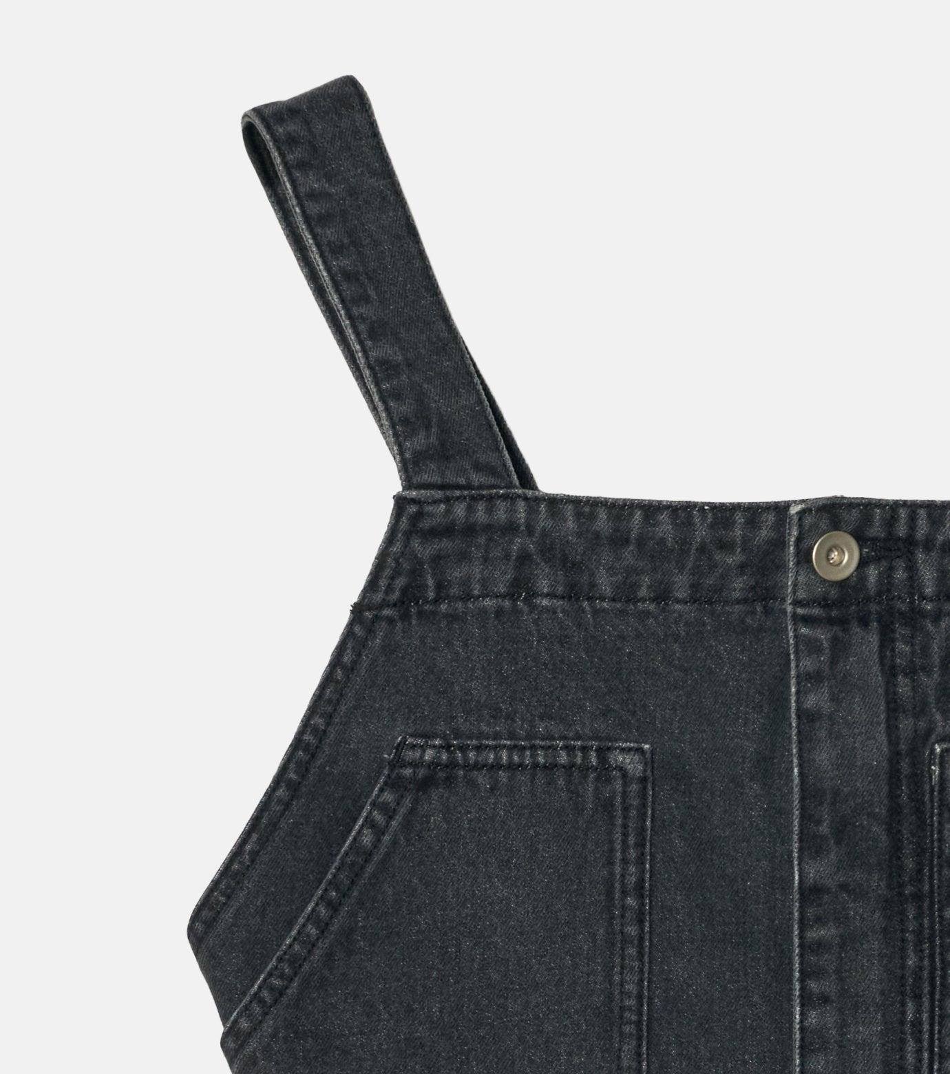 Denim Bib Top