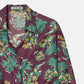 Tropical Print Sheer Shirt