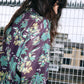 Tropical Print Sheer Shirt