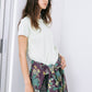 Tropical Print Sheer Shirt