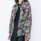 Tropical Print Sheer Shirt