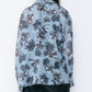 Tropical Print Sheer Shirt