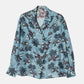 Tropical Print Sheer Shirt