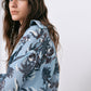 Tropical Print Sheer Shirt