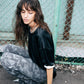 Satin Roll-Up Sleeve Top