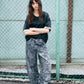 Satin Roll-Up Sleeve Top