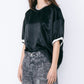 Satin Roll-Up Sleeve Top