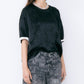 Satin Roll-Up Sleeve Top