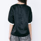 Satin Roll-Up Sleeve Top