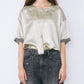 Satin Roll-Up Sleeve Top