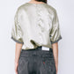 Satin Roll-Up Sleeve Top
