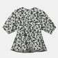 Sheer Jacquard Blouse