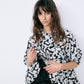 Sheer Jacquard Blouse