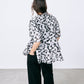 Sheer Jacquard Blouse
