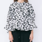 Sheer Jacquard Blouse