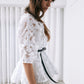 Sheer Jacquard Blouse
