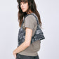 Wallpaper Print Denim Bib Top