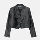 Cropped Jacquard Jacket