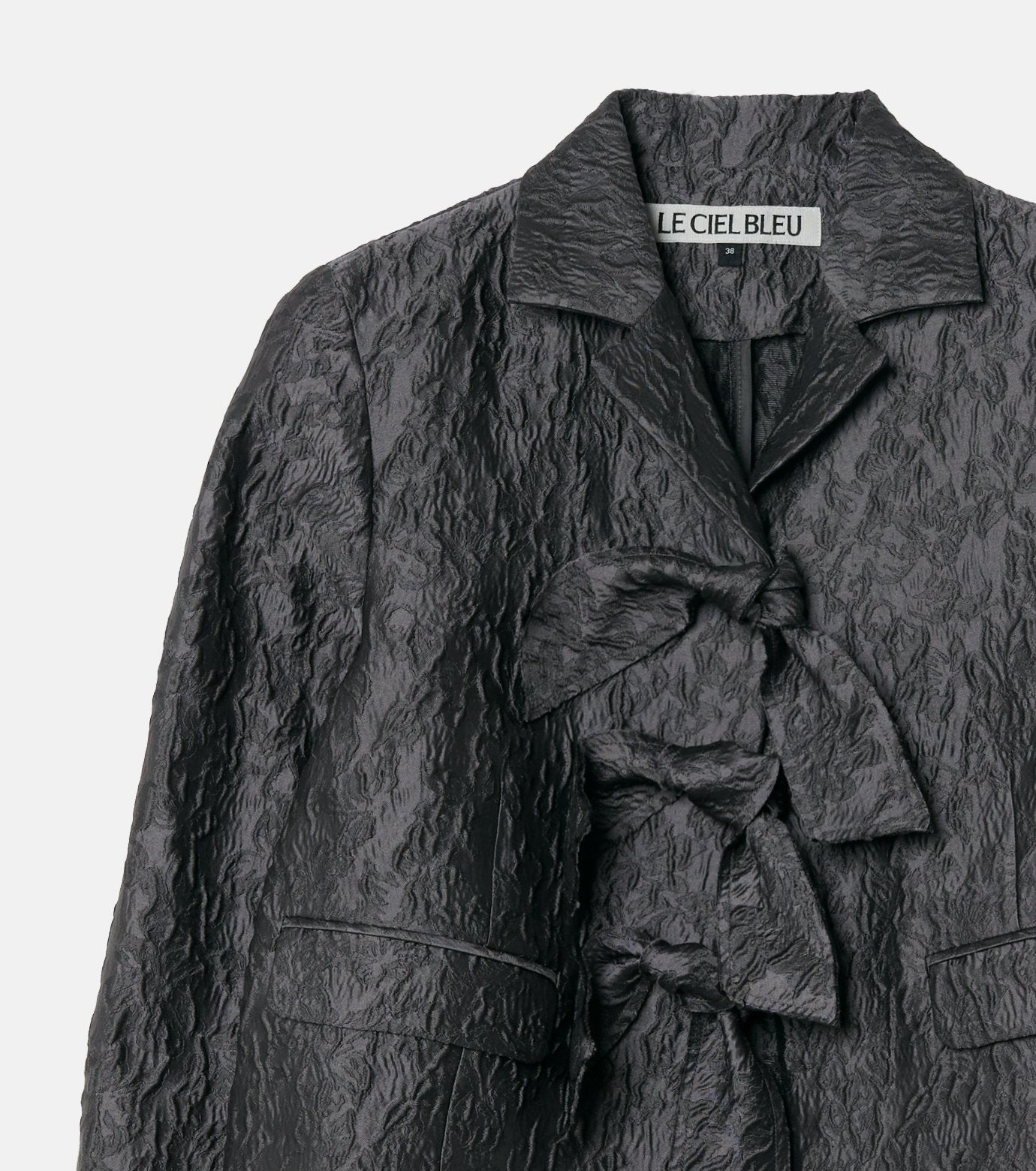 Cropped Jacquard Jacket