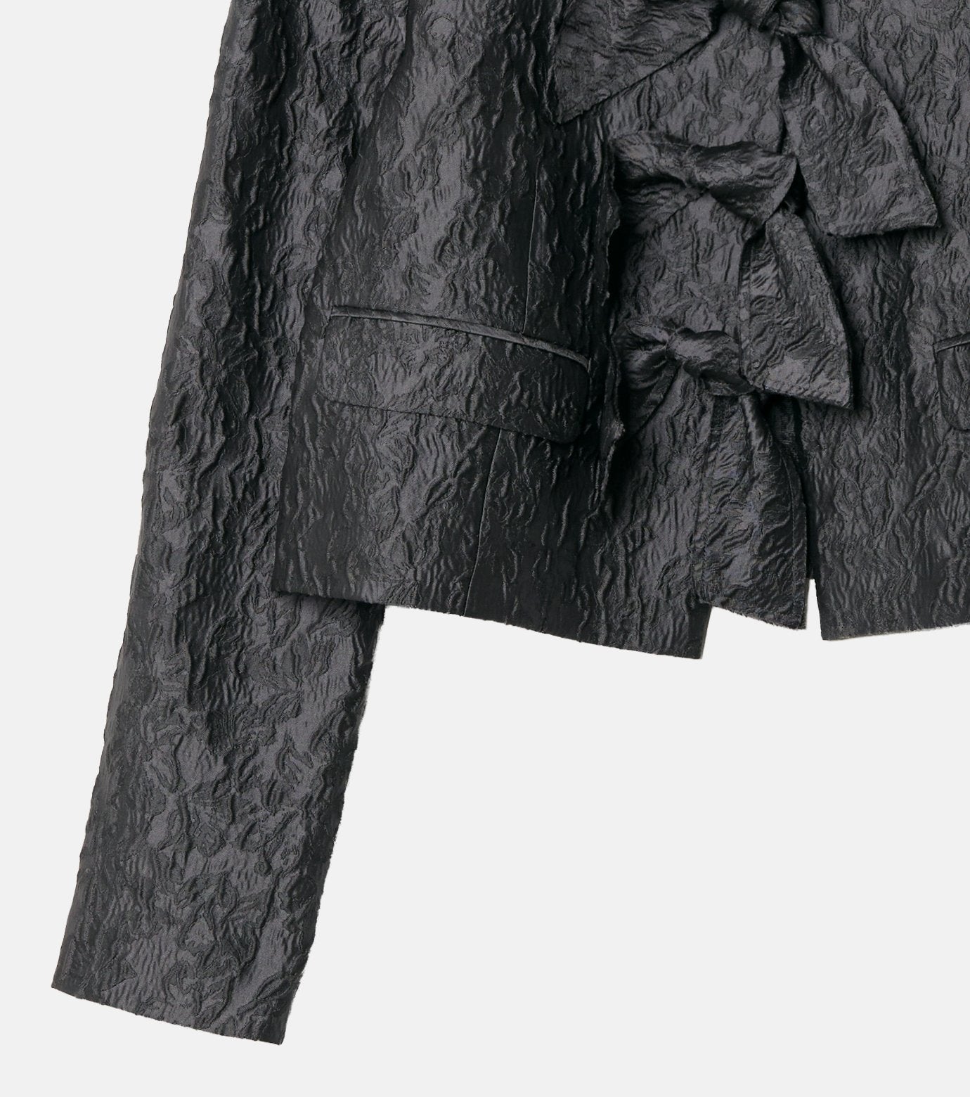 Cropped Jacquard Jacket