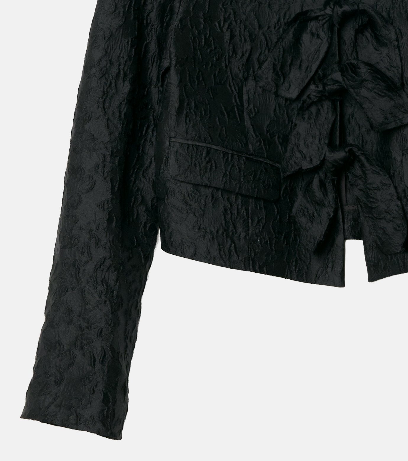 Cropped Jacquard Jacket