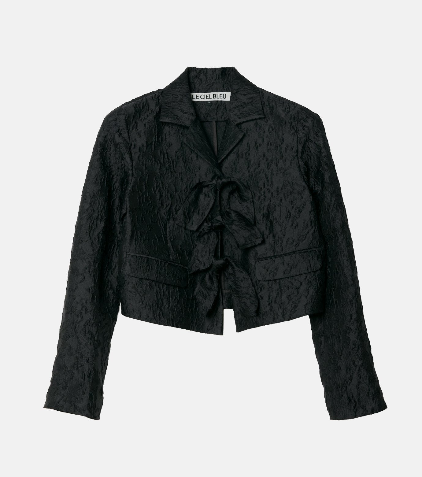 Cropped Jacquard Jacket