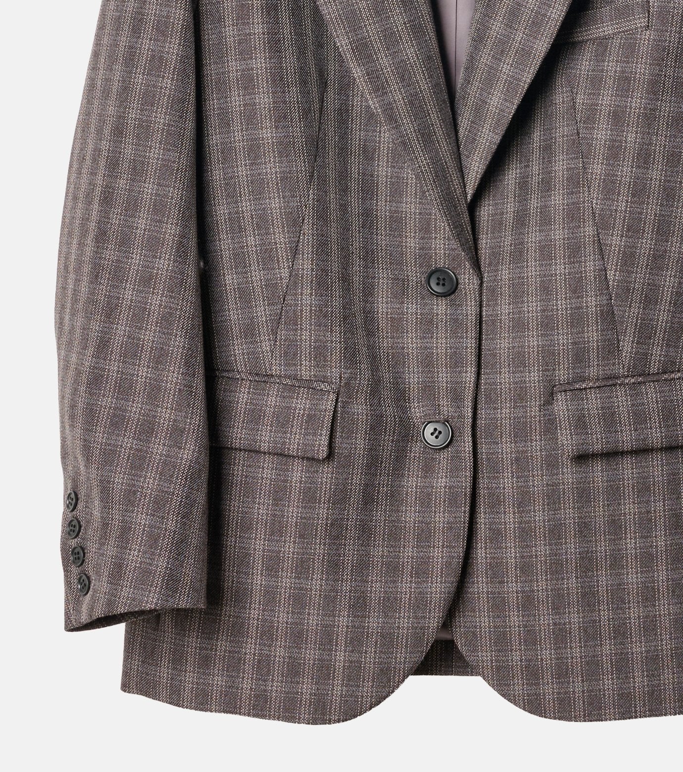 Oversized Plaid Jacket