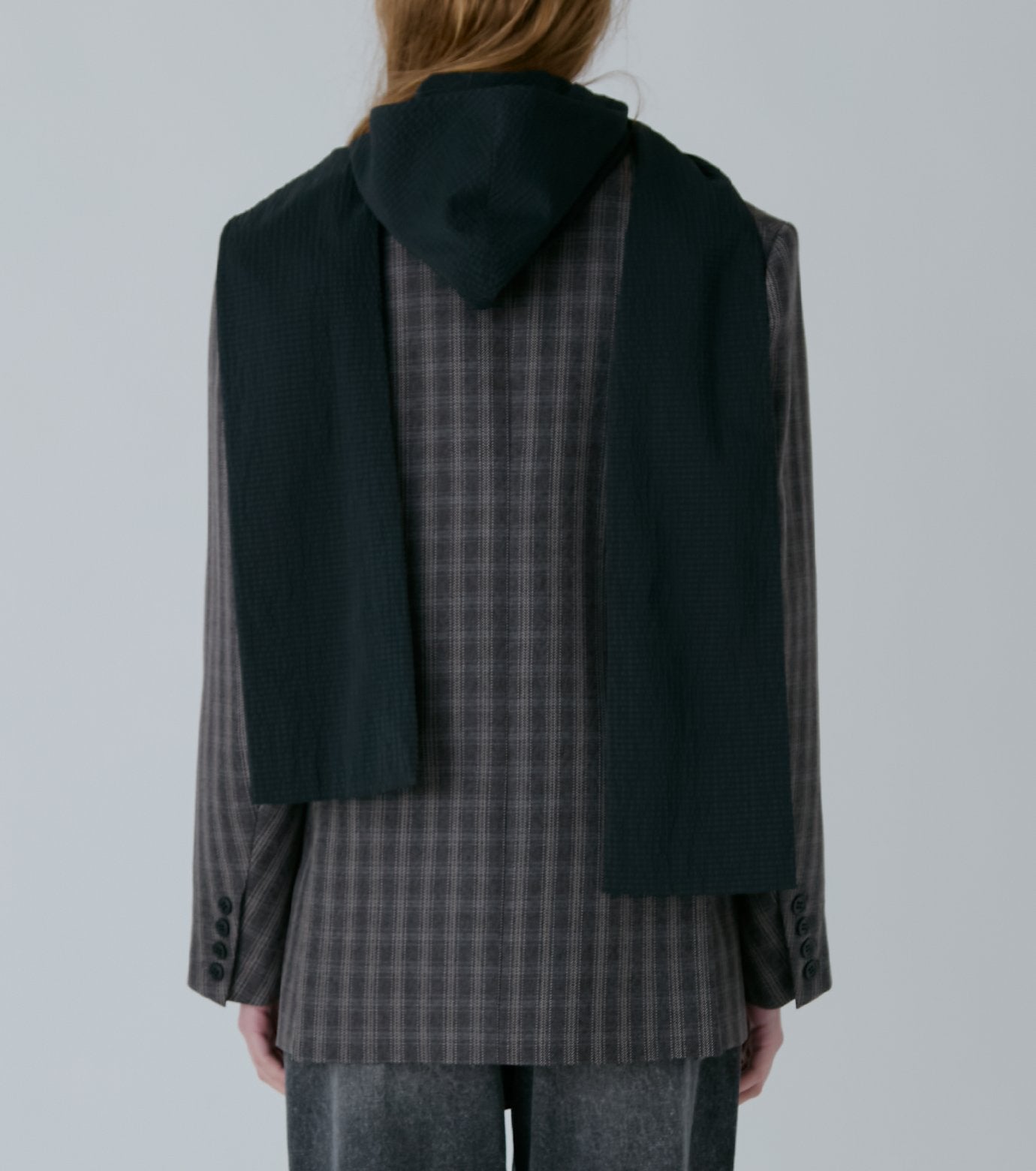 Oversized Plaid Jacket