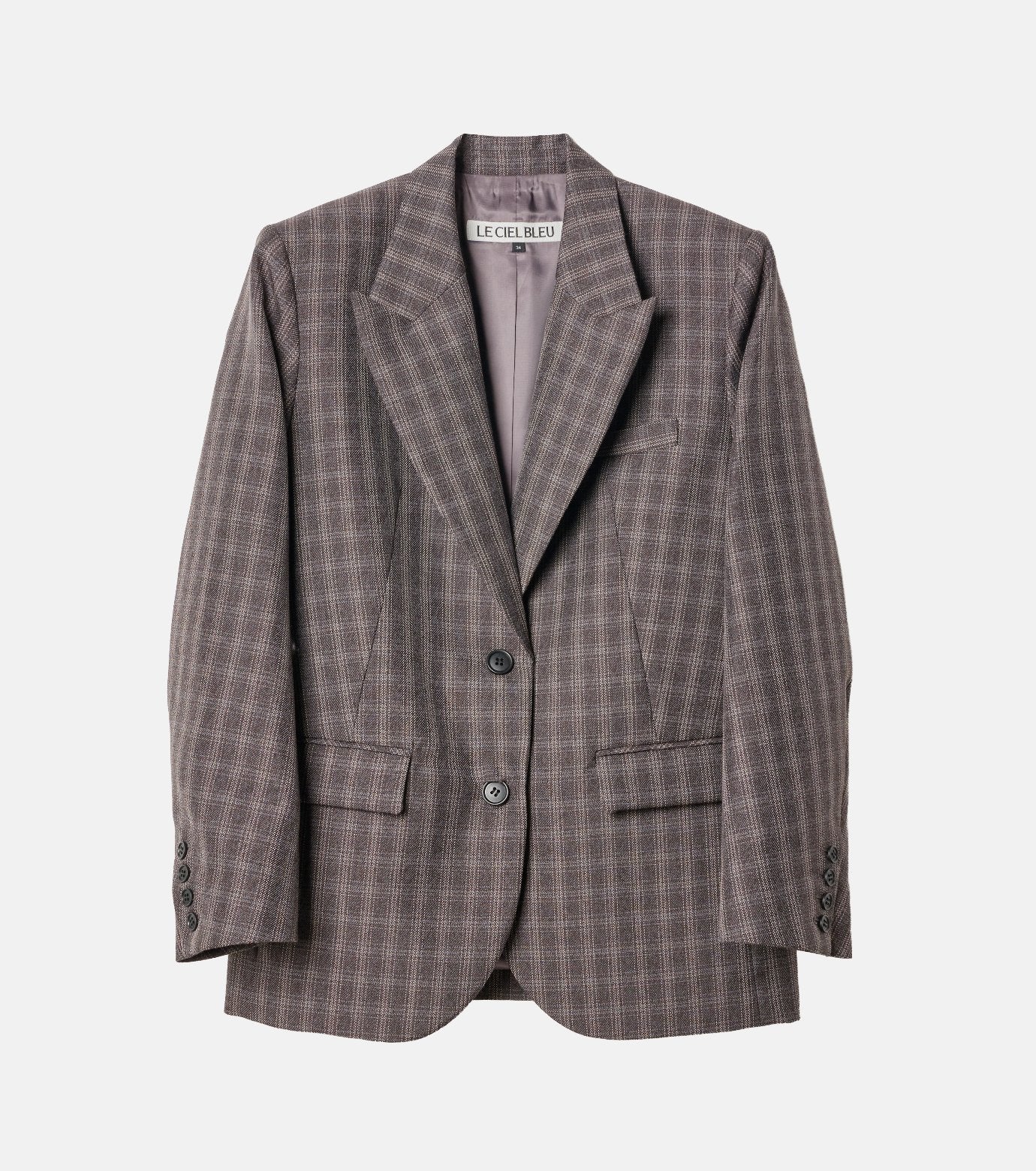 Oversized Plaid Jacket