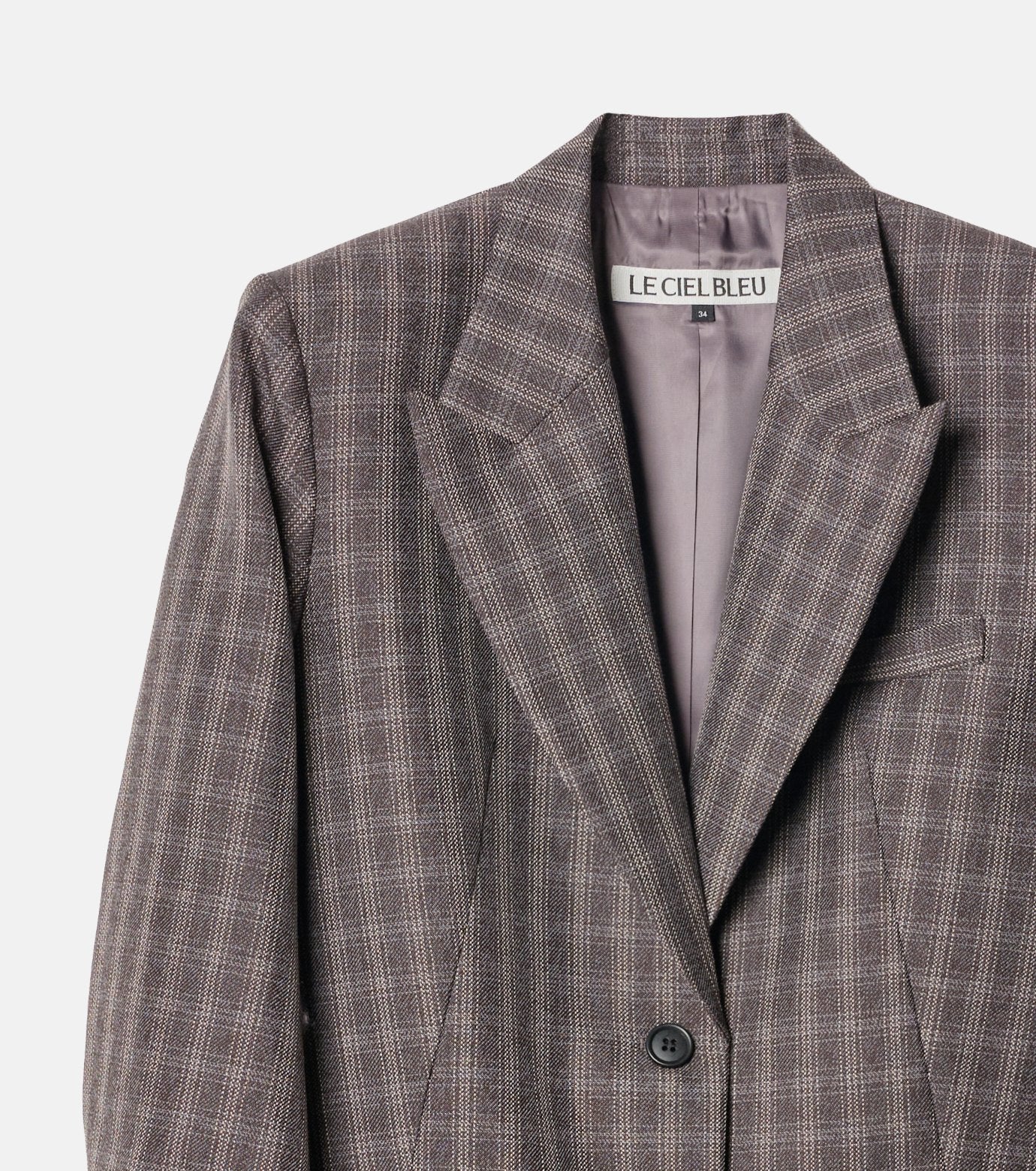 Oversized Plaid Jacket