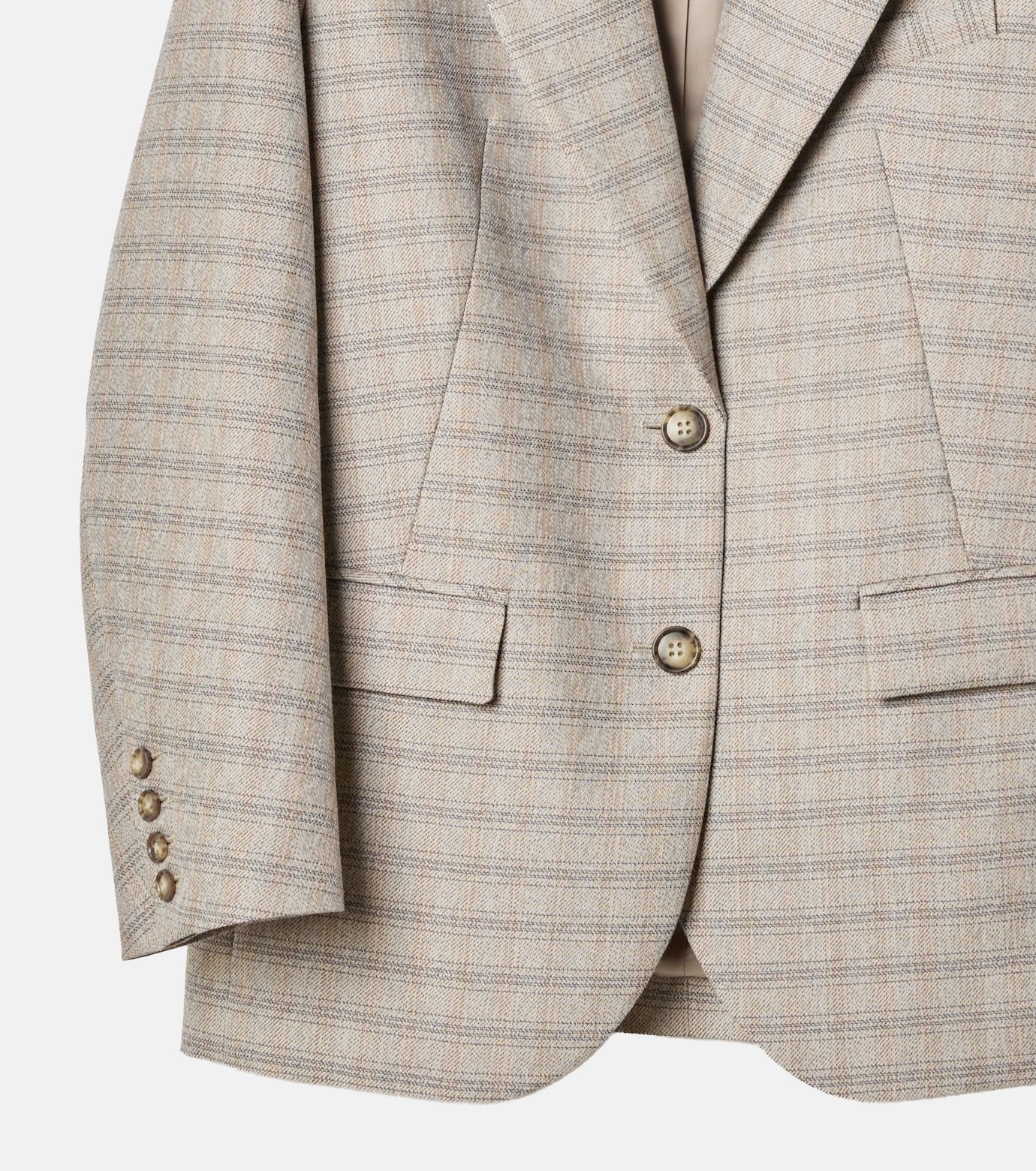 Oversized Plaid Jacket