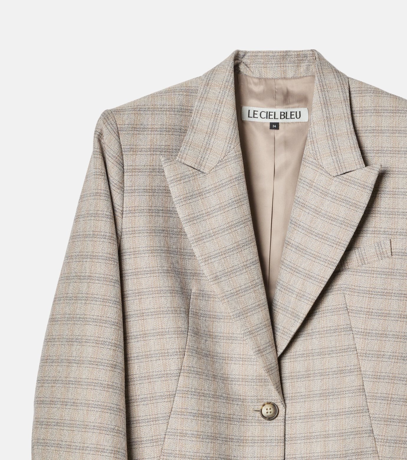 Oversized Plaid Jacket