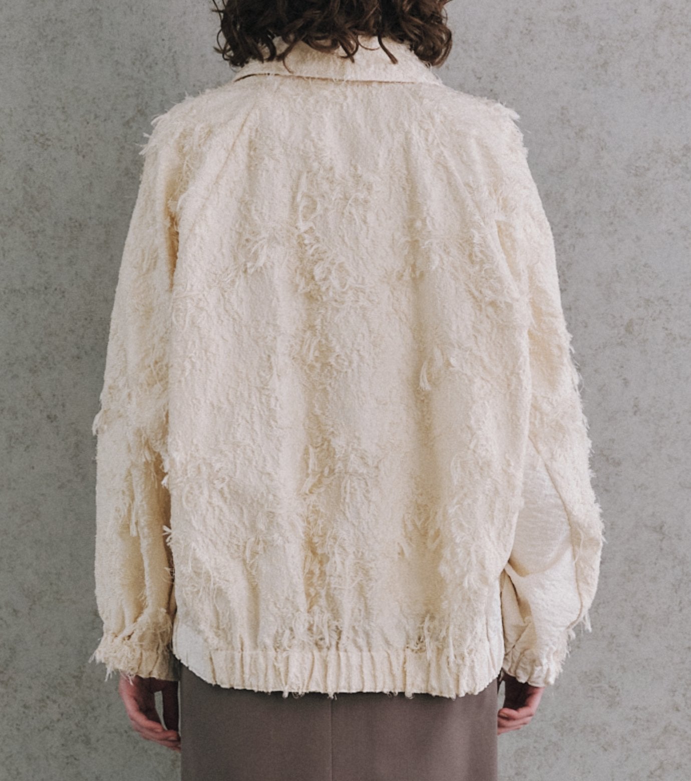 Jacquard Bomber Blouson