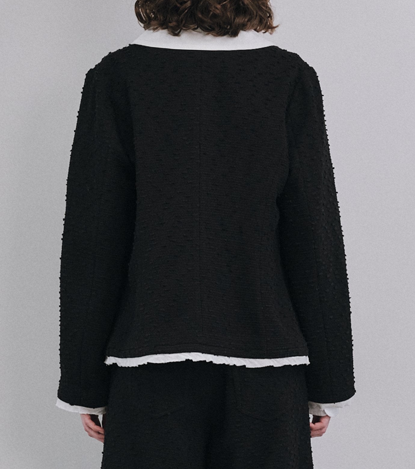 Tweed Jacket w/Detachable Collar