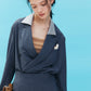 Detachable-Collar Shirt Jacket