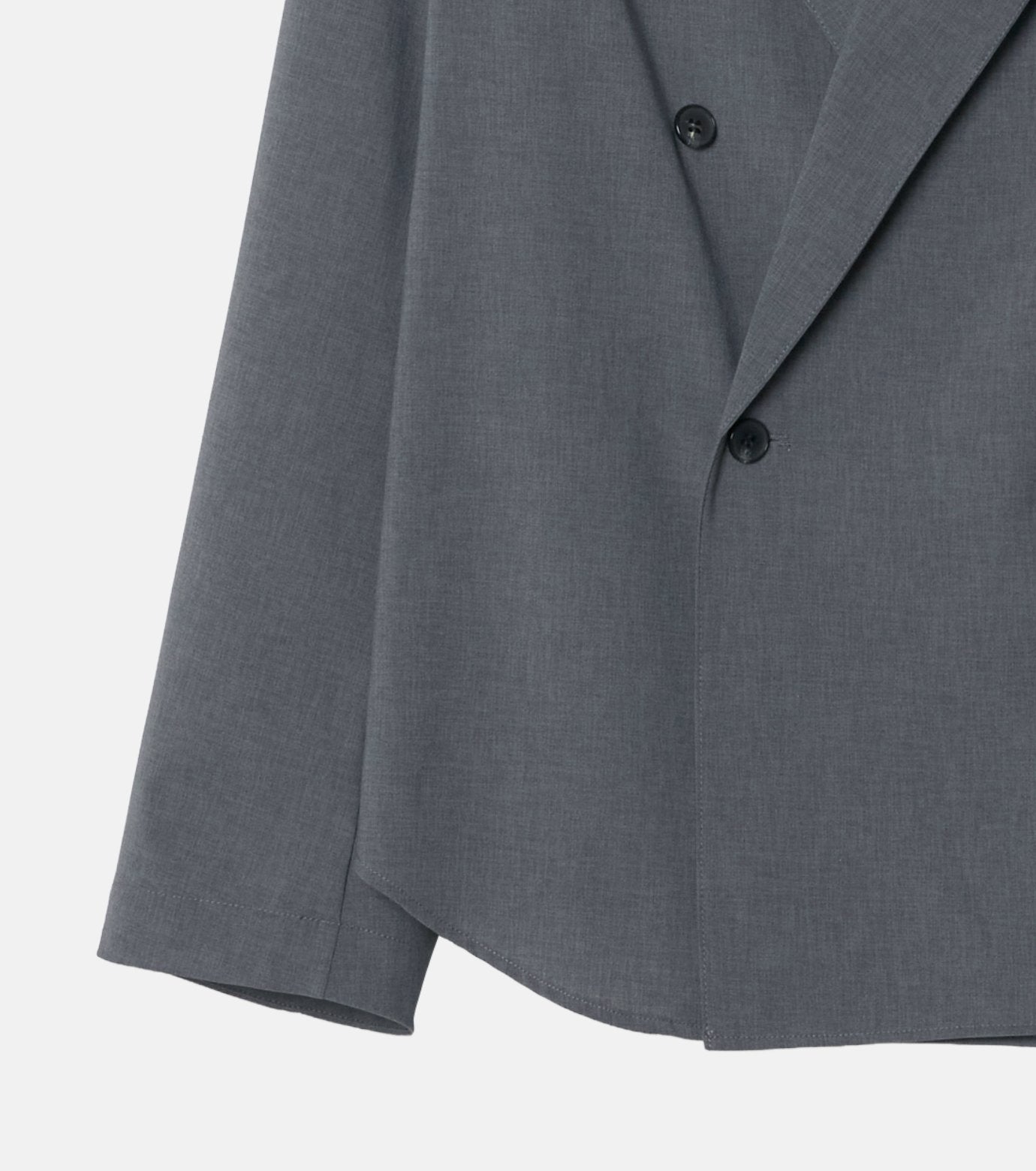 Detachable-Collar Shirt Jacket