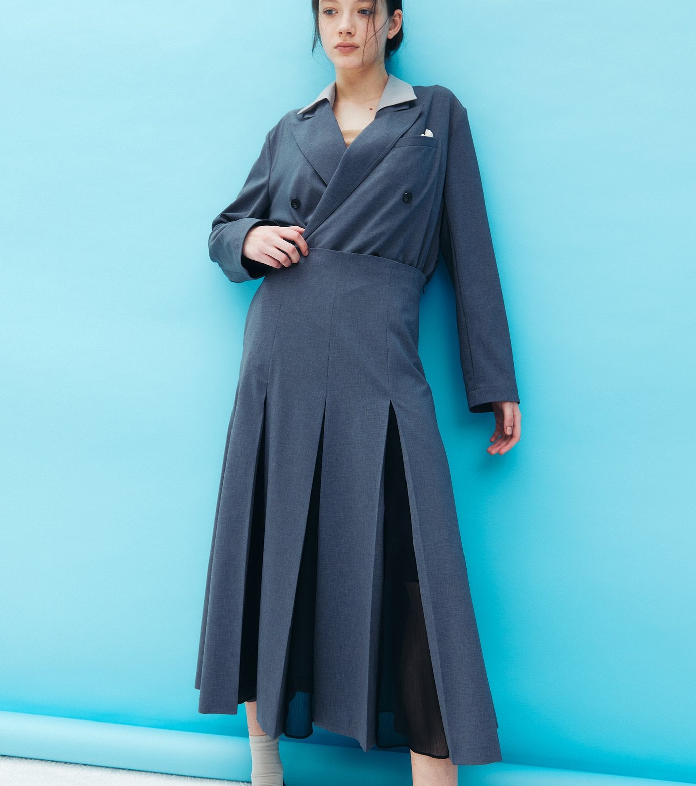 Detachable-Collar Shirt Jacket
