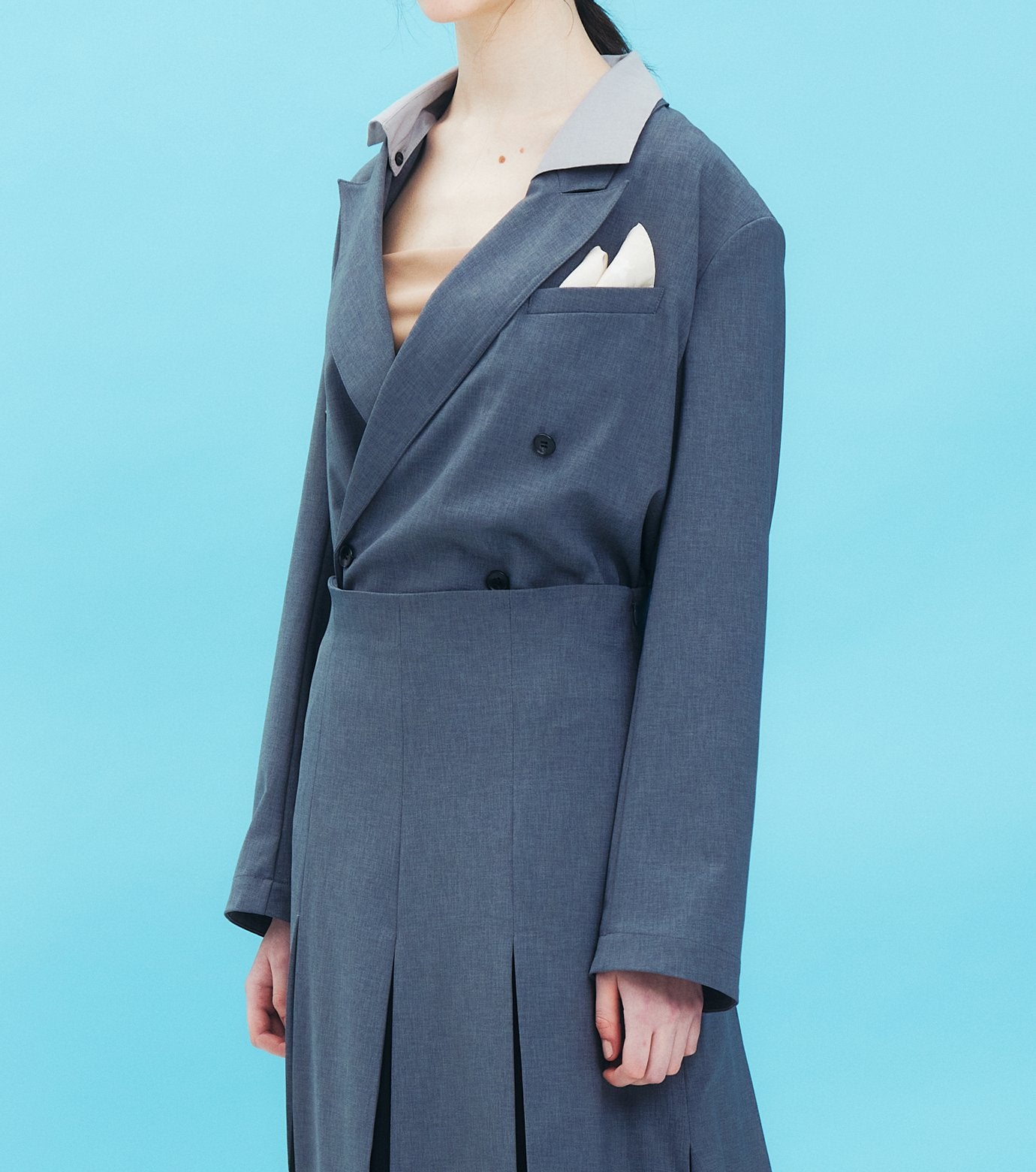 Detachable-Collar Shirt Jacket