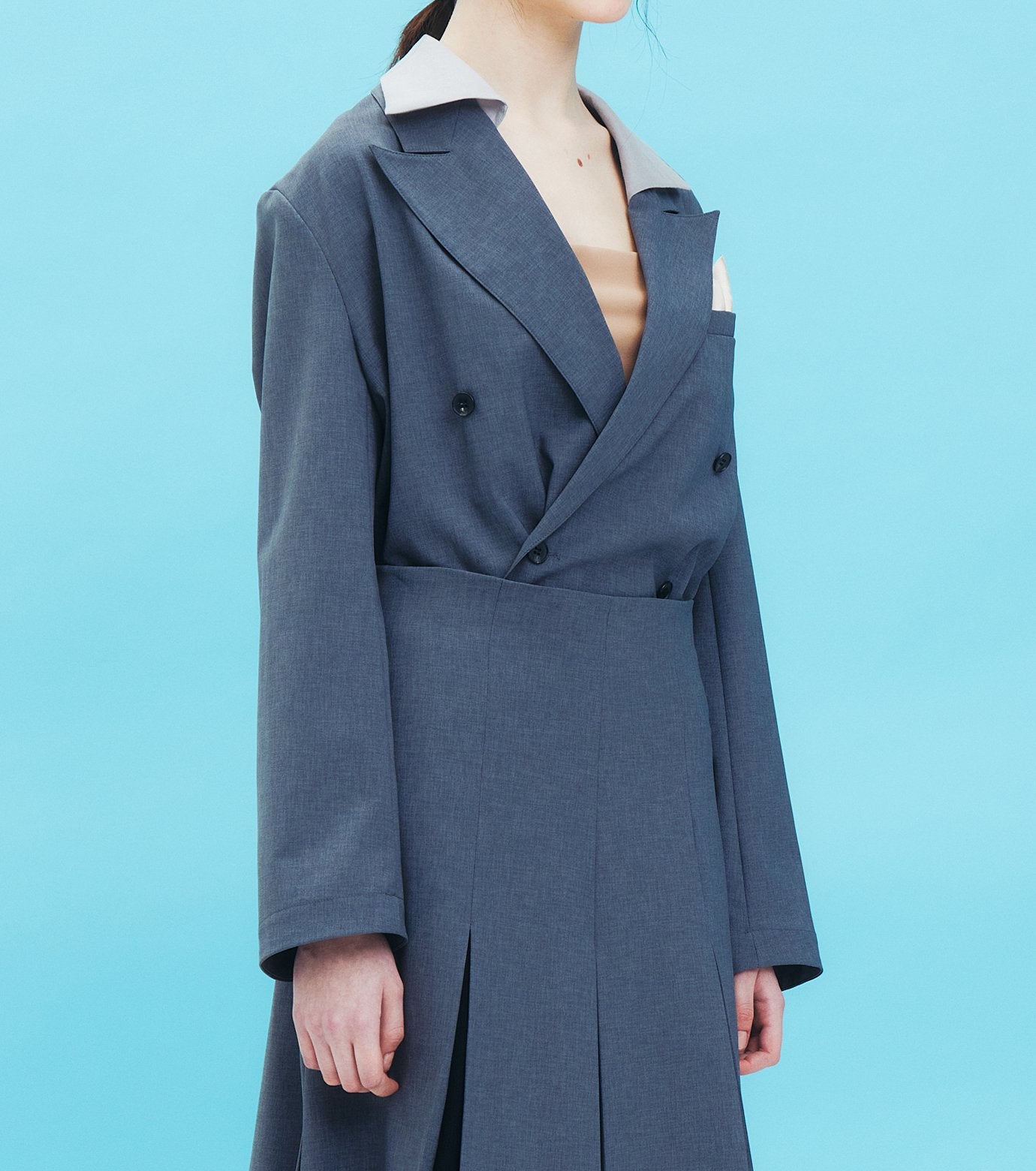 Detachable-Collar Shirt Jacket