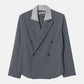 Detachable-Collar Shirt Jacket