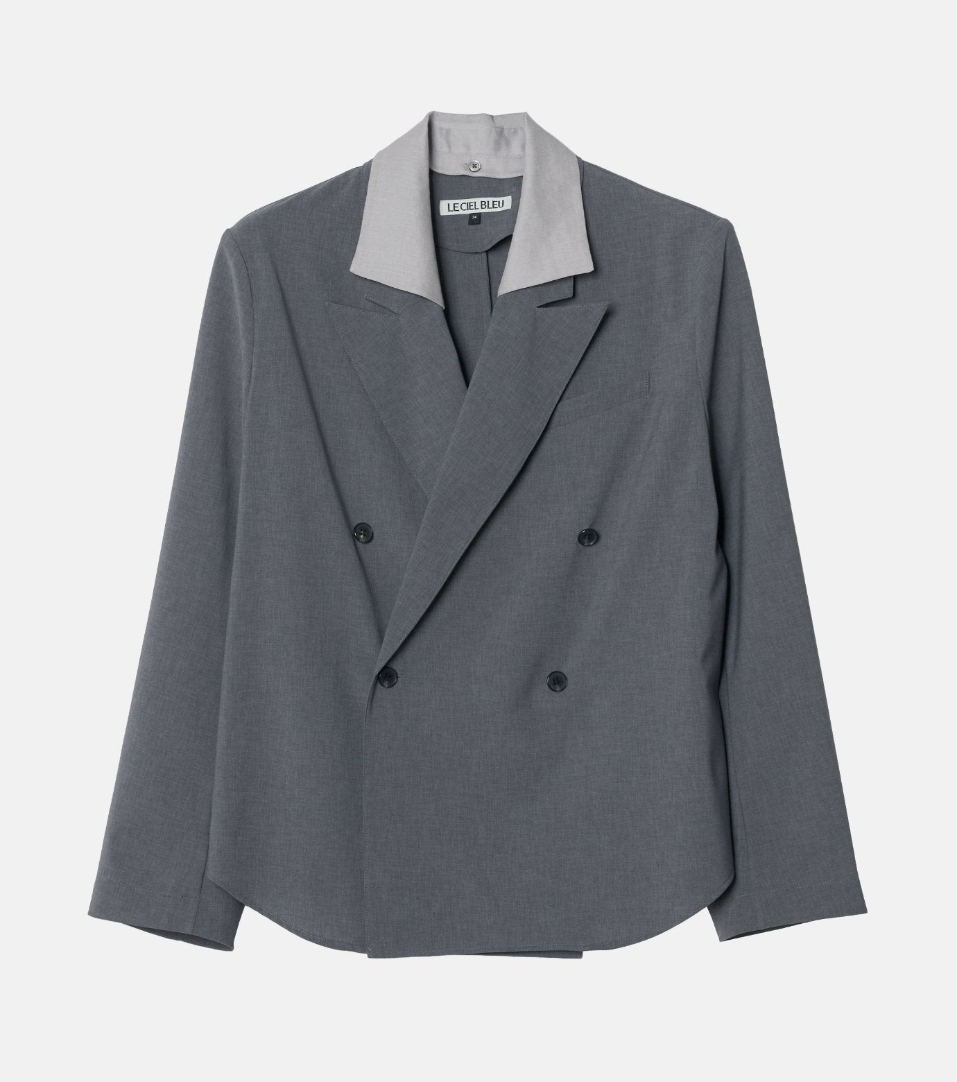 Detachable-Collar Shirt Jacket