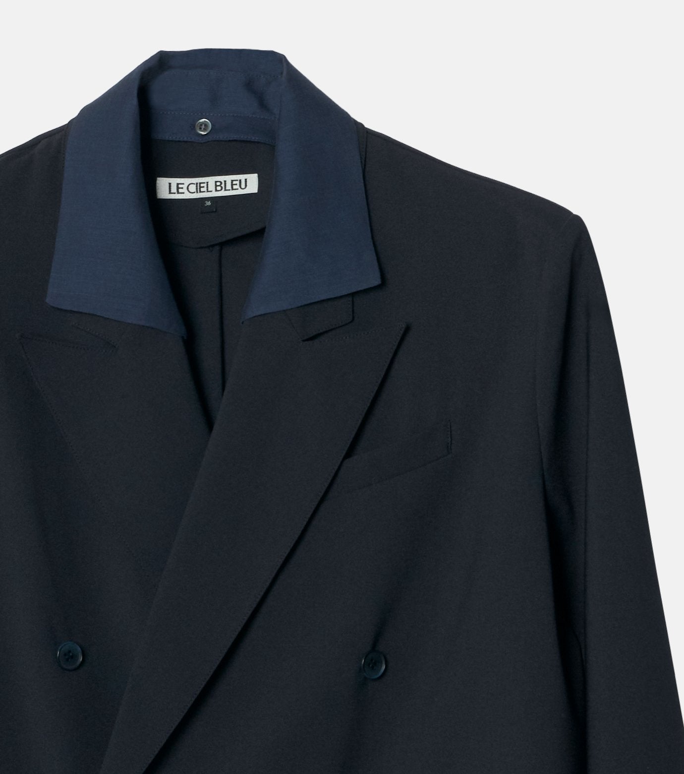 Detachable-Collar Shirt Jacket