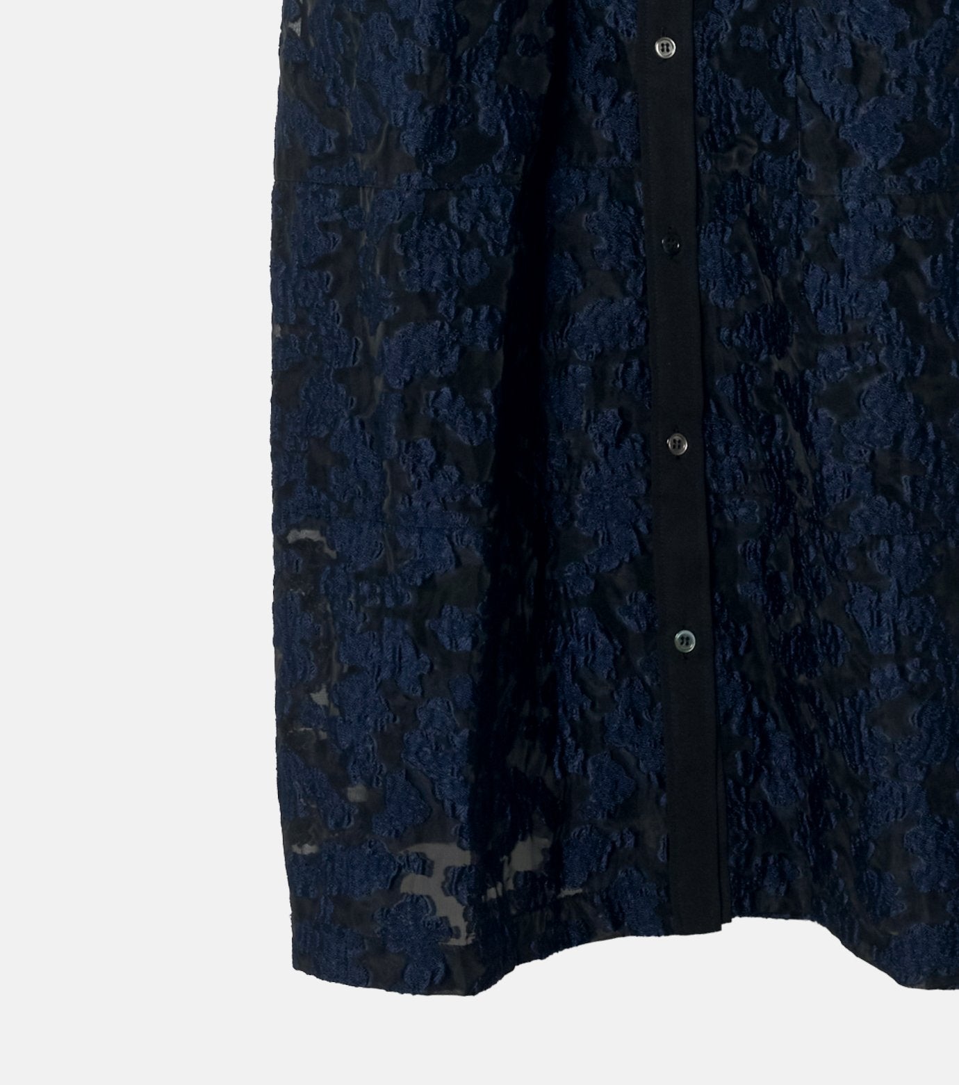 Sheer Jacquard Dress