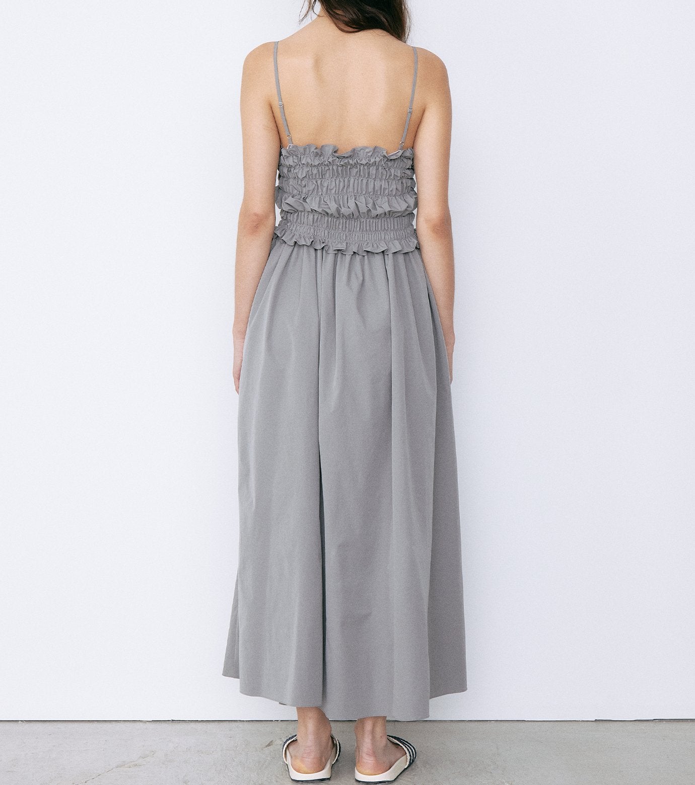 Shirred Bodice Cami Dress
